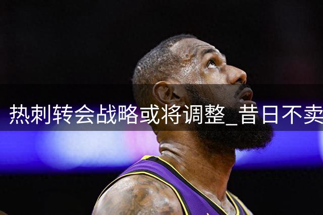 热刺转会战略或将调整 昔日"不卖人"政策面临转变
